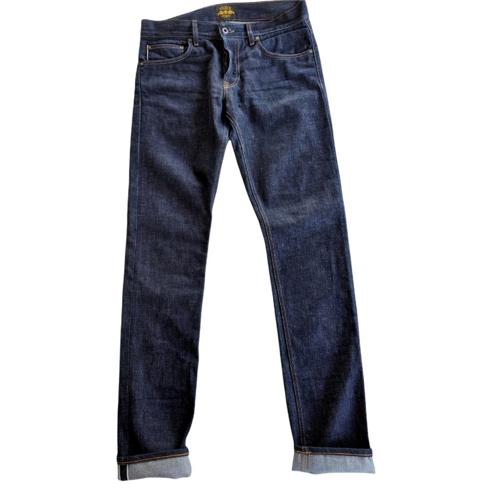 BRAVE STAR The Regular Taper Men's Cone Denim Selvedge Jeans Size 31 x 36 USA